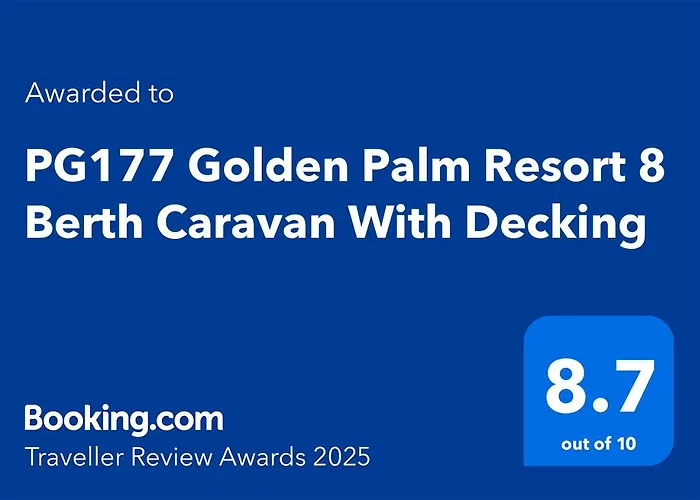 Pg177 Golden Palm Resort 8 Berth Caravan With Decking
